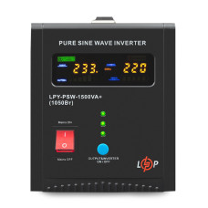 Джерело безперебійного живлення LogicPower LPY-PSW-1500VA+ (1050Вт) 10A/15A з правильною синусоїдою