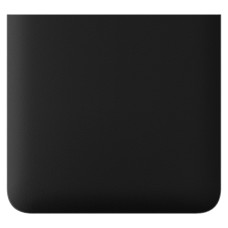 Кнопка Ajax SideButton (1-gang) vertical black для одноклавішного вимикача