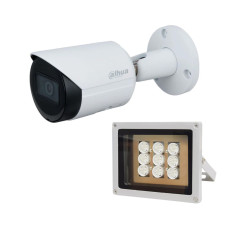 Комплект: IP-відеокамера  2 Мп Dahua DH-IPC-HFW2230SP-S-S2 (2.8 мм) + ІЧ-прожектор Lightwell LW9-100