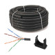Комплект: UTP 4*2*0.5-CU PE кат.5е (UTP мідь зовнішній) бухта 305м + Гофротруба 220 TM Professional