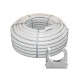 Комплект: гофротруба Light ДКС ПВХ D 25 (50 м) сіра + кліпси для гофри 25 мм (50 шт/уп) сіра