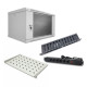 Комплект: Шафа серверна SteelNet 7U 600 x 400 сірий + Блок розеток 1U 19" на 6 розеток з вимикачем +