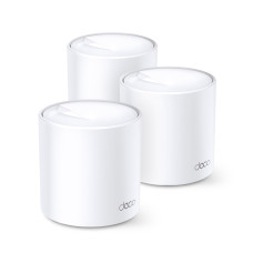 Домашня Mesh Wi-Fi система TP-LINK DECO X20 3PK AX1800 1xGE LAN 1xGE WAN MU-MIMO OFDMA (DECO-X20-3-P