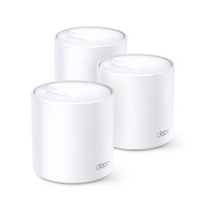 Домашня Mesh Wi-Fi система TP-LINK DECO X60 3PK AX3000 1xGE LAN 1xGE WAN MU-MIMO OFDMA (DECO-X60-3-P