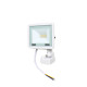 Прожектор світлодіодний Lightwell LW-FL-W-20-S 20 W з датчиком руху