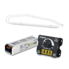 Комплект: Cвітильник LED лінійний 450мм 10Вт 6500K Faraday Electronics + Блок живлення Full Energy B
