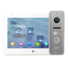 Комплект Neolight MEZZO Hybrid HD KIT SilverP: гібридний відеодомофон 10.1" з Wi-Fi та 2 Мп відеопан
