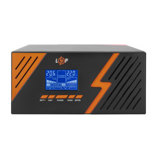 Джерело безперебійного живлення Logicpower LPM-PSW-1500VA Black 12V (1050 Вт) з правильною синусоїдо