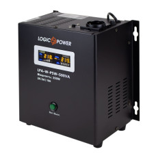 Джерело безперебійного живлення Logicpower LPA-W-PSW-500VA+ (350 Вт) 2 A / 5 A / 10 A з правильною с