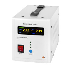 Джерело безперебійного живлення Logicpower LPY-PSW-500VA+ (350Вт) 12V 5A/10A лінійно-інтерактивне з