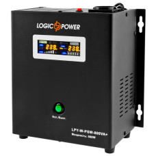 Джерело безперебійного живлення Logicpower LPY-W-PSW-800 ВА / 560 Вт лінійно-інтерактивне з правильн