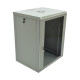 Шафа серверна SteelNet 15U 600 x 500 для мережевого обладнання (скло, сірий)