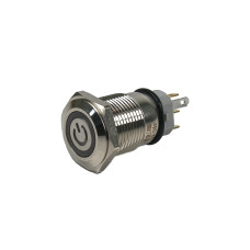 Кнопка антивандальна LB19A-P11Z/E+DYG9-24V/N