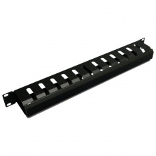 Кабельний організатор 1U UA-CMS-CM-04BK чорний