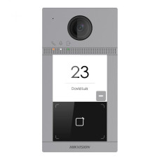 IP-відеопанель 2 Мп з Wi-Fi на 1 абонента Hikvision DS-KV8113-WME1(C) для IP-домофонів