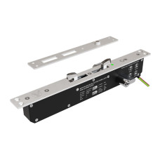 Електроригельний замок Yli Electronic YB-241DMD (LED) врізний із подвійним ригелем для системи контр