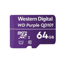 Картка пам'яті Western Digital MICRO SDXC 64GB UHS-I WDD064G1P0C WDC спеціалізована для відеоспостер