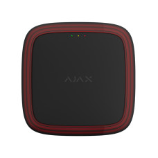 Бездротовий адресний пожежний оповіщувач Ajax EN54 FireProtect (VAD) Jeweller black світловий
