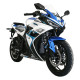 Електроскутер TV6 FST 3000W 72V 60Ah white & blue