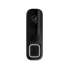 Відеодзвінок Ajax DoorBell black з вбудованим штучним інтелектом, ІЧ-сенсором та керуванням у застос