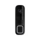 Відеодзвінок Ajax DoorBell black з вбудованим штучним інтелектом, ІЧ-сенсором та керуванням у застос