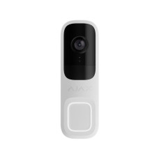 Відеодзвінок Ajax DoorBell white із вбудованим штучним інтелектом, ІЧ-сенсором та керуванням у засто
