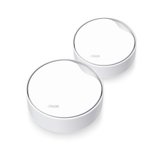 Маршрутизатор TP-LINK Deco X50-PoE (2-pack) MESH система AX3000 1xGE LAN/WAN 1x2,5GE LAN/WAN MU-MIMO