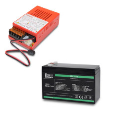 Комплект безперебійного живлення БП Faraday Electronics UPS 35W Smart ASCH PL (LFP) + літієвий (LiFe