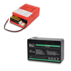 Комплект безперебійного живлення БП Faraday Electronics UPS 55W Smart ASCH PL (LFP) + літієвий (LiFe