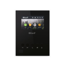 IP-відеодомофон 4.3" Bas-IP AU-04LAF Black з Wi-Fi