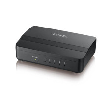 Комутатор на 5 портів ZyXEL GS-105S v2 (GS-105SV2-EU0101F) в пластиковому корпусі