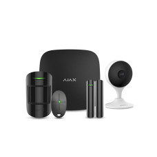 Комплект бездротової сигналізації Ajax StarterKit black + IP-відеокамера 3 Мп IMOU Cue 2 (IPC-C32EP)