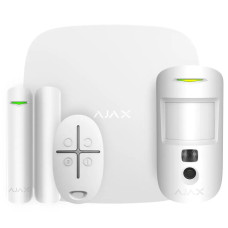 Комплект бездротової сигналізації Ajax StarterKit Cam Plus (8EU) UA white з фотоверифікацією тривог