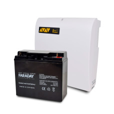 Комплект блок безперебійного живлення Full Energy BBGP-1210 + акумулятор 12В 18 Ач для ИБП Faraday E