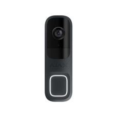 Відеодзвінок Ajax DoorBell graphite з вбудованим штучним інтелектом, ІЧ-сенсором та керуванням у зас