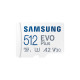 Карта пам'яті Samsung Evo Plus microSDXC 512GB UHS-I U3 V30 A2 + SD адаптер (MB-MC512SA/EU)