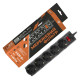Мережевий фільтр Logicpower PREMIUM LP-X5 5 м Black (3520Вт)