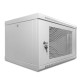 Шафа серверна SteelNet 9U 600 x 450 для мережевого обладнання (перфорація, сірий)