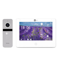 Комплект відеодомофона Neolight NeoKIT HD Pro Silver: відеодомофон 7" з детектором руху і 2 Мп відео