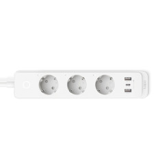 Розумний Wi-Fi подовжувач живлення TP-LINK P300 N300 BT 10A 2300W 3xSchuko 2xUSB 3.0 PD QC3.0