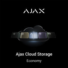 Ajax Cloud Storage Economy (1 камера, 600 хвилин, 7 днів): захищене хмарне сховище для зберігання по