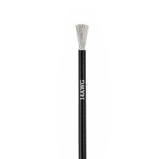 Силіконовий кабель Silicone wire 14AWG black багатожильний гнучкий (1 метр)