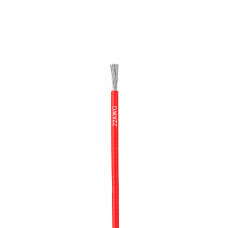Силіконовий кабель Silicone wire 22AWG red багатожильний гнучкий (1 метр)