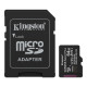 Карта пам'яті microSDXC Kingston 64GB Canvas Select Plus Class 10 UHS-I + SD-адаптер (SDCS3/64GB)