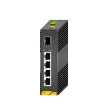 100M індустріальний PoE комутатор AL SW-4P1SMI, 4*100Mbps PoE Port, 1*100Mbps SFP Slot, DIN rail, з
