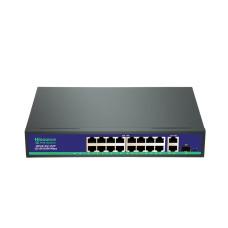 Некерований 19-портовий PoE-комутатор Hi-F1621GBL-C з 16 портами PoE