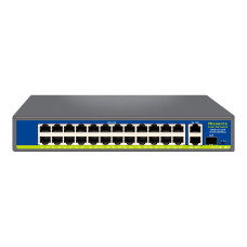 Некерований 27-портовий PoE-комутатор Hi-F2421GBL-C з 24 портами PoE