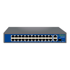 Керований 27-портовий PoE-комутатор Hi-S21-24GP2G1S з 24 портами PoE