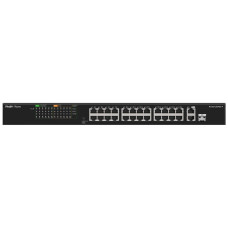 Некерований PoE-комутатор Ruijie Reyee RG-ES126FGS-P 1 Combo гігабітний з 24 портами PoE
