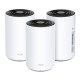 Домашня Powerline Mesh Wi-Fi система TP-LINK DECO PX50 3PK AX3000, 3xGE LAN/WAN, Powerline G1500